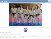 Tablet Screenshot of clubkaratepaterna.com